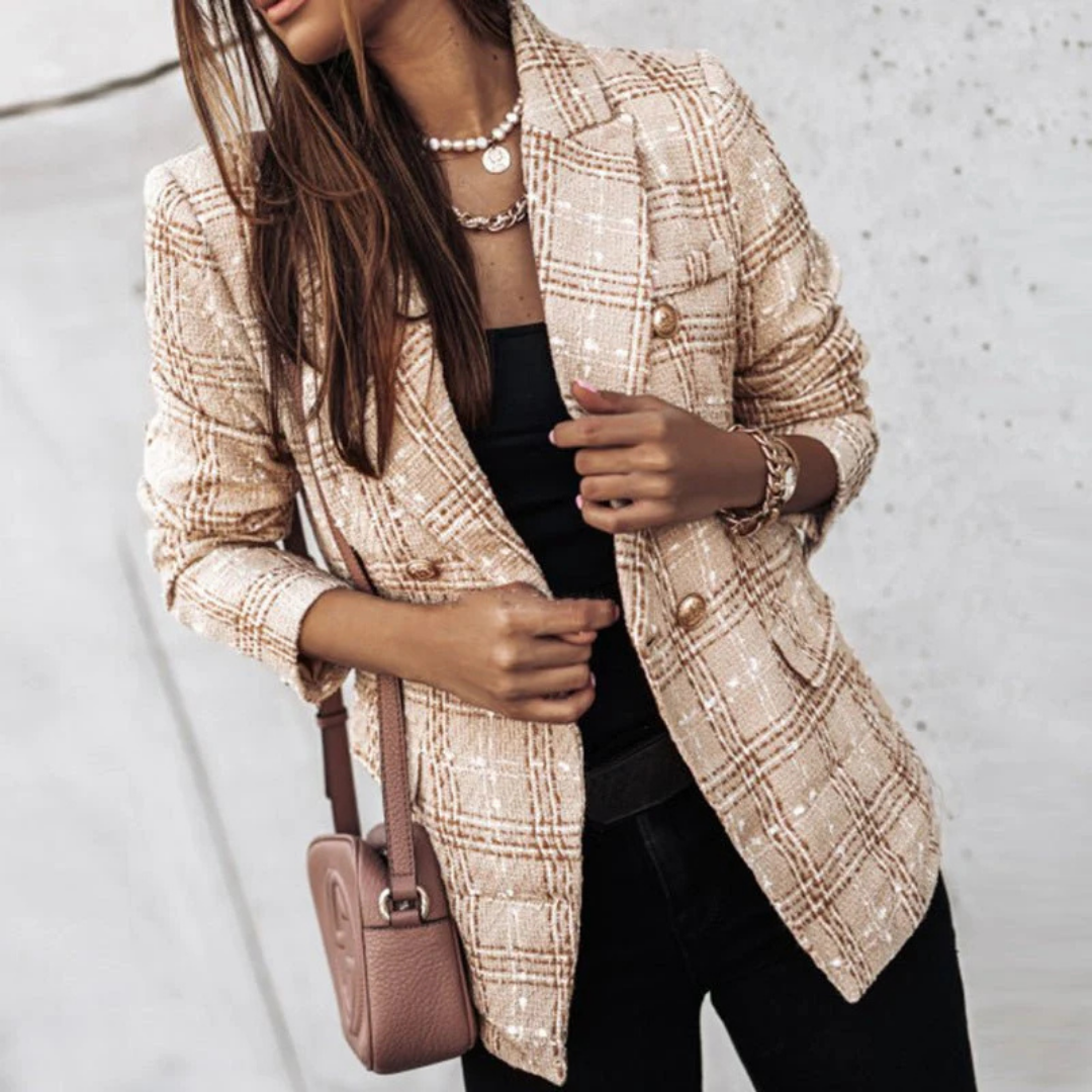 Johanne™ | Elegant ternet blazer til kvinder