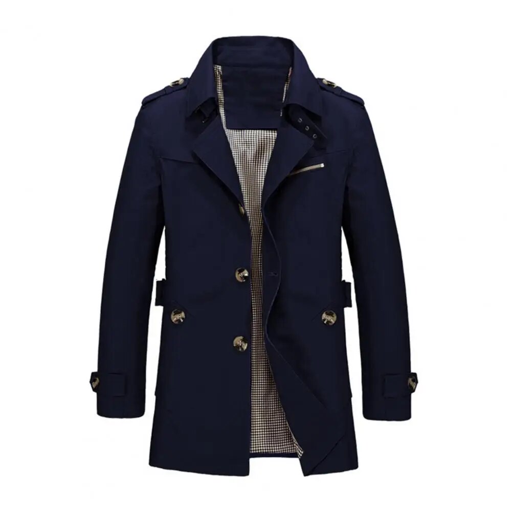 Luke™ | Stilfuld trenchcoat til mænd
