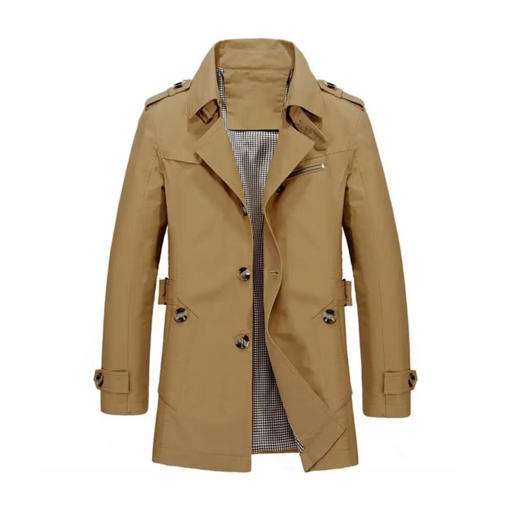 Luke™ | Stilfuld trenchcoat til mænd
