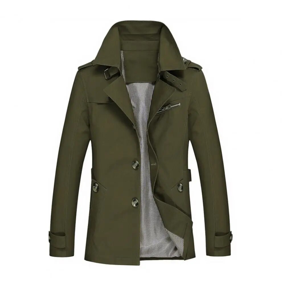 Luke™ | Stilfuld trenchcoat til mænd