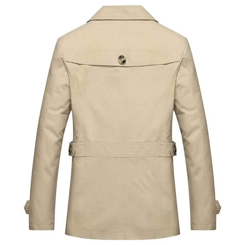 Luke™ | Stilfuld trenchcoat til mænd