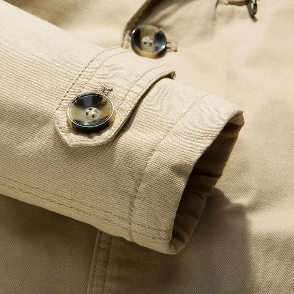 Luke™ | Stilfuld trenchcoat til mænd