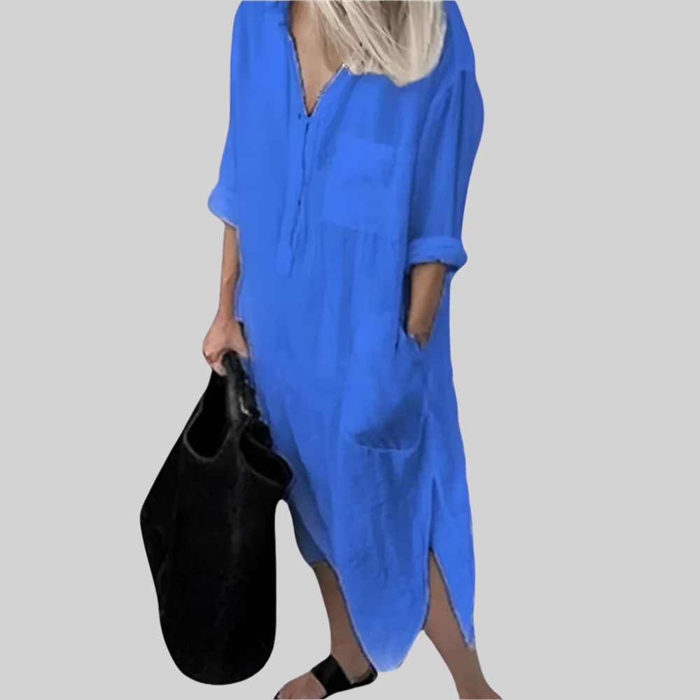 Katrine™ | Stilfuld og behagelig lang kjole
