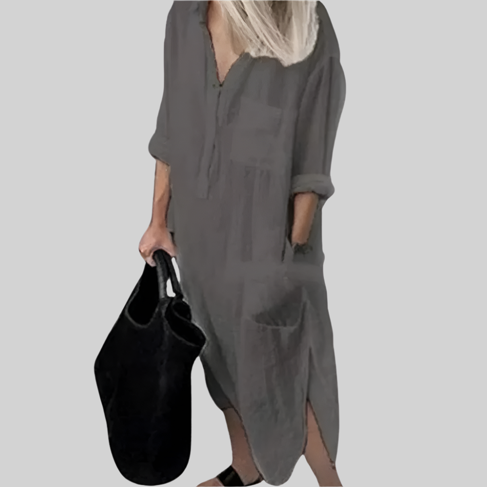 Katrine™ | Stilfuld og behagelig lang kjole