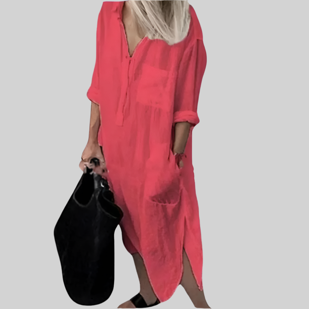 Katrine™ | Stilfuld og behagelig lang kjole