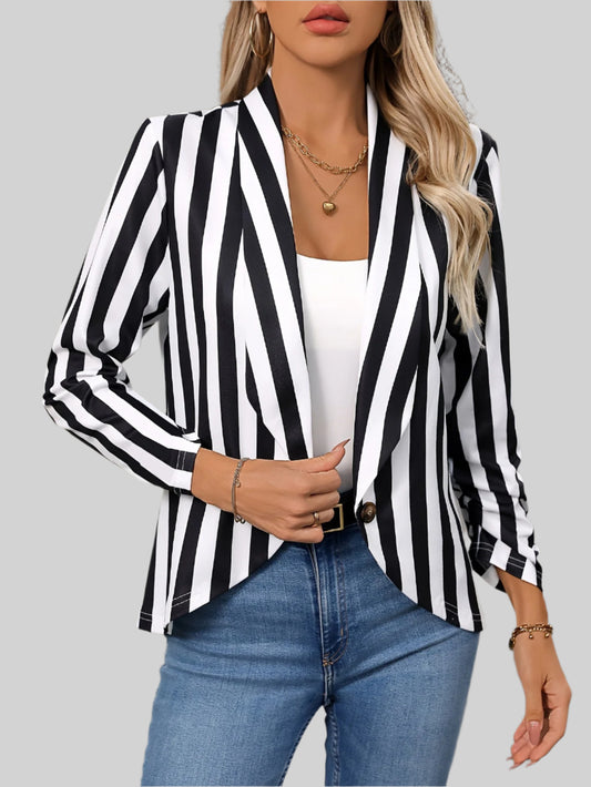 Astrid™ | Stilfuld stribet blazer