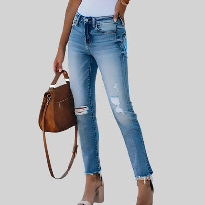 Signe™  | Trendy ripped jeans til kvinder