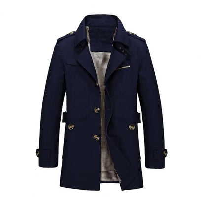 Luke™ | Stilfuld trenchcoat til mænd