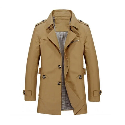 Luke™ | Stilfuld trenchcoat til mænd